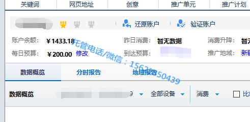 教育培訓行業(yè):出國留學雅思培訓(圖1) 賬戶基本情況